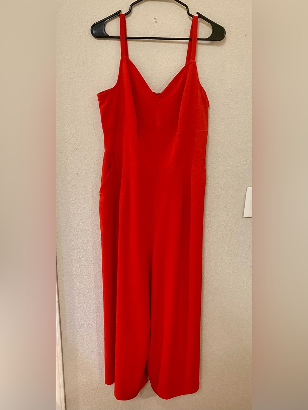 Torrid Red Sleeveless Wide-Leg Jumpsuit - Quick List For Show